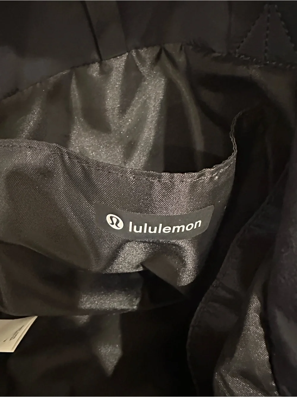lululemon athletica Black Tote with Gold Hardware